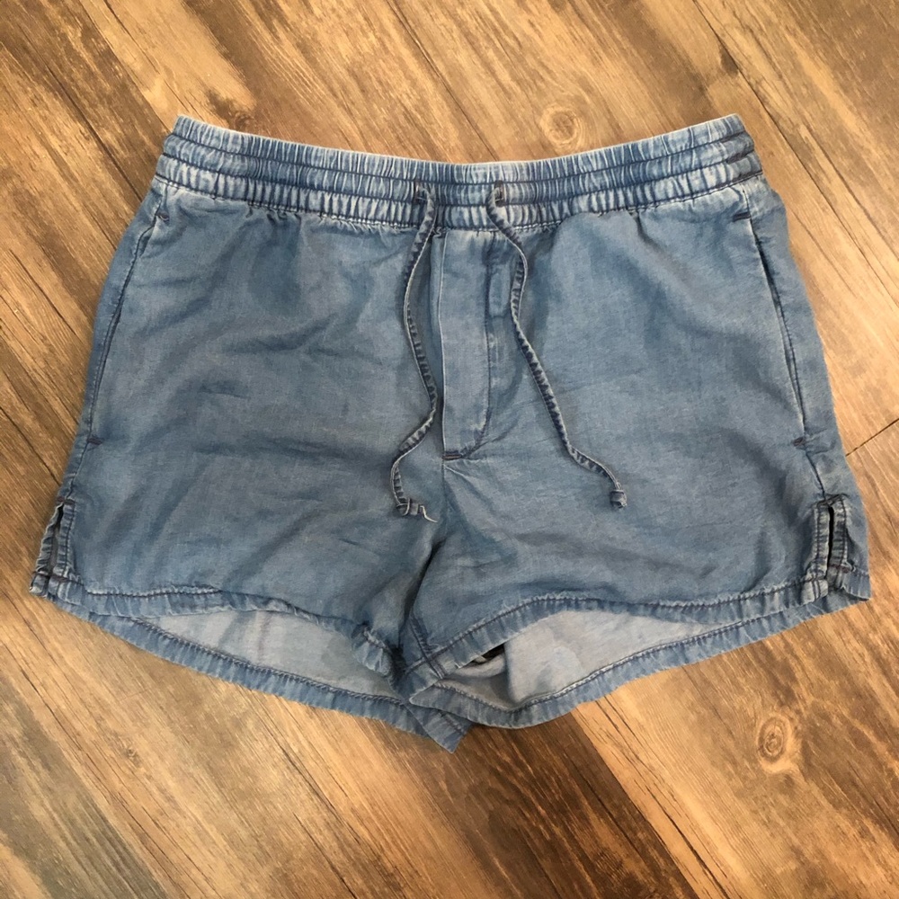 Chambray Shorts